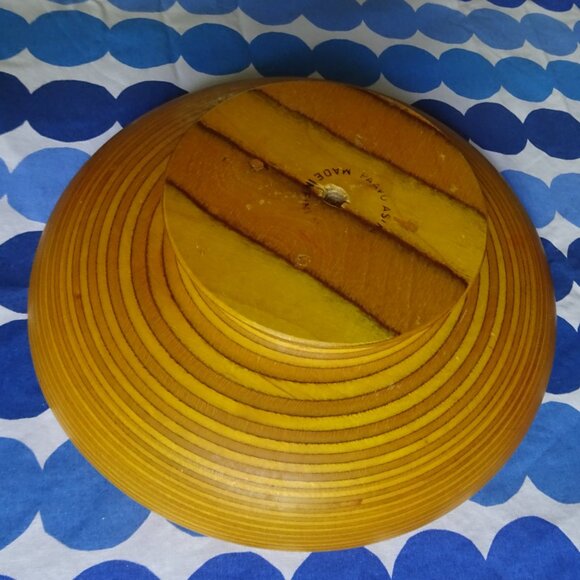 Finnish Paavo Asikainen vintage wood bowl - Picture 3 of 7